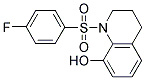 1-(4-FLUORO-BENZENESULFONYL)-1,2,3,4-TETRAHYDRO-QUINOLIN-8-OL Struktur