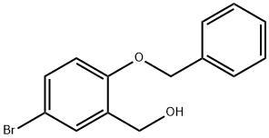 [2-(BENZYLOXY)-5-BROMOPHENYL]METHANOL Struktur