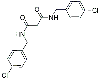 N,N'-BIS-(4-CHLORO-BENZYL)-MALONAMIDE Struktur