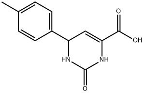 6-(4-METHYLPHENYL)-2-OXO-1,2,3,6-TETRAHYDRO-4-PYRIMIDINECARBOXYLIC ACID Struktur