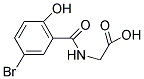 5-BROMO-2-HYDROXYHIPPURIC ACID Struktur