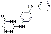 3-(4-PHENYLAMINO-PHENYLAMINO)-4H-[1,2,4]TRIAZIN-5-ONE Struktur