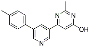 2-METHYL-6-[5-(4-METHYLPHENYL)PYRIDIN-3-YL]PYRIMIDIN-4-OL Struktur