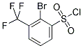 2-BROMO-3-(TRIFLUOROMETHYL)BENZENESULPHONYL CHLORIDE Struktur