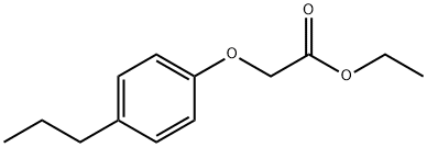 (4-PROPYL-PHENOXY)-ACETIC ACID ETHYL ESTER Struktur