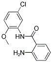 2-AMINO-N-(5-CHLORO-2-METHOXYPHENYL)BENZAMIDE Struktur