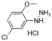 (5-CHLORO-2-METHOXY-PHENYL)-HYDRAZINE HYDROCHLORIDE Struktur