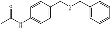 N-[4-(BENZYLAMINOMETHYL)PHENYL]ACETAMIDE Struktur