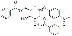 P-NITROPHENYL 2,6-DI-O-BENZOYL-A-D-GALACTOPYRANOSIDE Struktur