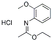 ETHYL-(2-METHOXYPHENYL)-ACETIMIDATE HYDROCHLORIDE Struktur