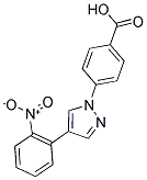 4-(4-(2-[HYDROXY(OXIDO)AMINO]PHENYL)-1H-PYRAZOL-1-YL)BENZOIC ACID Struktur