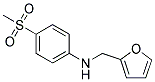 N-(2-FURYLMETHYL)-N-[4-(METHYLSULFONYL)PHENYL]AMINE Struktur