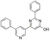 2-PHENYL-6-(5-PHENYLPYRIDIN-3-YL)PYRIMIDIN-4-OL Struktur