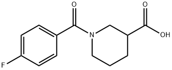 1-(4-フルオロベンゾイル)ピペリジン-3-カルボン酸 price.
