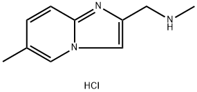 METHYL-(6-METHYL-IMIDAZO[1,2-A]PYRIDIN-2-YLMETHYL)-AMINE DIHYDROCHLORIDE Struktur