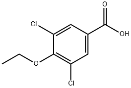 3,5-DICHLORO-4-ETHOXYBENZOIC ACID Struktur