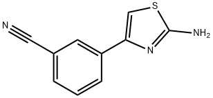 3-(2-AMINO-THIAZOL-4-YL)-BENZONITRILE Struktur