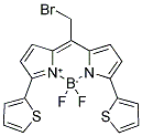 8-BROMOMETHYL-4,4-DIFLUORO-3,5-BIS-(2-THIENYL)-4-BORA-3A,4A-DIAZA-S-INDACENE Struktur