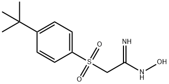 1-((4-(TERT-BUTYL)PHENYL)SULFONYL)-2-(HYDROXYIMINO)ETH-2-YLAMINE Struktur