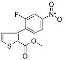 METHYL 3-(2-FLUORO-4-NITROPHENOXY)THIOPHENE-2-CARBOXYLATE Struktur