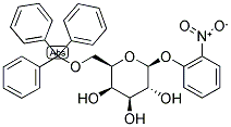 O-NITROPHENYL 6-TRIPHENYLMETHYL-BETA-D-GALACTOPYRANOSIDE Struktur