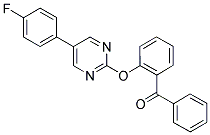 (2-([5-(4-FLUOROPHENYL)PYRIMIDIN-2-YL]OXY)PHENYL)(PHENYL)METHANONE Struktur