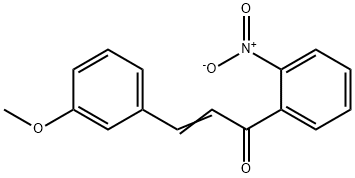 (E)-3-(3-METHOXYPHENYL)-1-(2-NITROPHENYL)-2-PROPEN-1-ONE Struktur