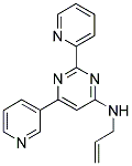 N-ALLYL-2-PYRIDIN-2-YL-6-PYRIDIN-3-YLPYRIMIDIN-4-AMINE Struktur