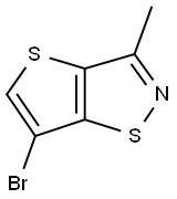 6-BROMO-3-METHYLTHIENO[2,3-D]ISOTHIAZOLE Struktur