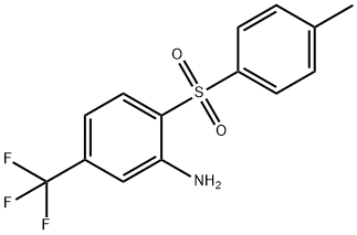 2-[(4-METHYLPHENYL)SULFONYL]-5-(TRIFLUOROMETHYL)ANILINE Struktur