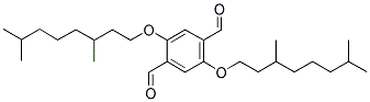 2,5-BIS(3,7-DIMETHYLOCTYLOXY)TEREPHTHALALDEHYDE Struktur