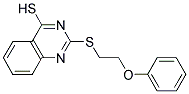 2-[(2-PHENOXYETHYL)THIO]QUINAZOLINE-4-THIOL Struktur