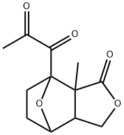 1-(2-METHYL-3-OXO-4,10-DIOXATRICYCLO[5.2.1.0(2,6)]DEC-1-YL)PROPANE-1,2-DIONE Struktur