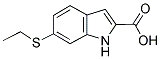 6-(ETHYLTHIO)-1H-INDOLE-2-CARBOXYLIC ACID Struktur