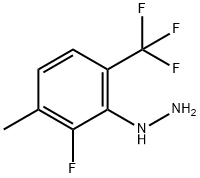 2-FLUORO-3-METHYL-6-(TRIFLUOROMETHYL)PHENYLHYDRAZINE Struktur