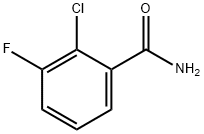 2-CHLORO-3-FLUOROBENZAMIDE Struktur