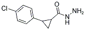 2-(4-CHLORO-PHENYL)-CYCLOPROPANECARBOXYLIC ACID HYDRAZIDE Struktur