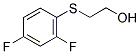 2,4-DIFLUOROPHENYLTHIOETHANOL Struktur