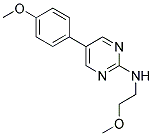 N-(2-METHOXYETHYL)-5-(4-METHOXYPHENYL)PYRIMIDIN-2-AMINE Struktur