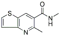 N-METHYL-5-METHYLTHIENO[3,2-B]PYRIDINE-6-CARBOXAMIDE Struktur