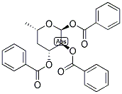 1,2,3-TRI-O-BENZOYL-4-DEOXY-A-L-FUCOPYRANOSE Struktur