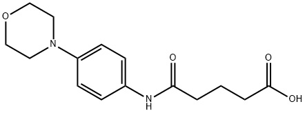 4-(4-MORPHOLIN-4-YL-PHENYLCARBAMOYL)-BUTYRIC ACID Struktur