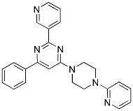 4-PHENYL-2-PYRIDIN-3-YL-6-(4-PYRIDIN-2-YL-PIPERAZIN-1-YL)-PYRIMIDINE Struktur