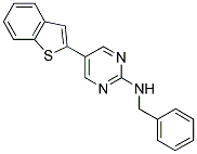 5-(1-BENZOTHIEN-2-YL)-N-BENZYLPYRIMIDIN-2-AMINE Struktur