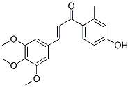 4'-HYDROXY-2'-METHYL-3,4,5-TRIMETHOXYCHALCONE Struktur