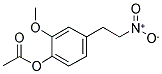 1-(3-METHOXY-4-ACETOXYPHENYL)-2-NITROETHANE Struktur