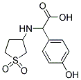 (1,1-DIOXO-TETRAHYDRO-1LAMBDA6-THIOPHEN-3-YLAMINO)-(4-HYDROXY-PHENYL)-ACETIC ACID Struktur