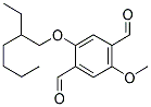 2-METHOXY-5-(2-ETHYLHEXYLOXY)TEREPHTHALALDEHYDE Struktur