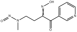 2-HYDROXYIMINO-4-METHYLNITROSAMINO-1-(3-PYRIDYL)-1-BUTANONE Struktur