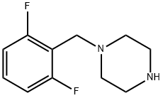 1-(2,6-DIFLUOROBENZYL)PIPERAZINE Struktur